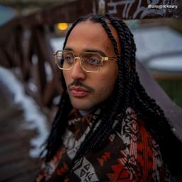 Hype Gold Geometric Glasses7