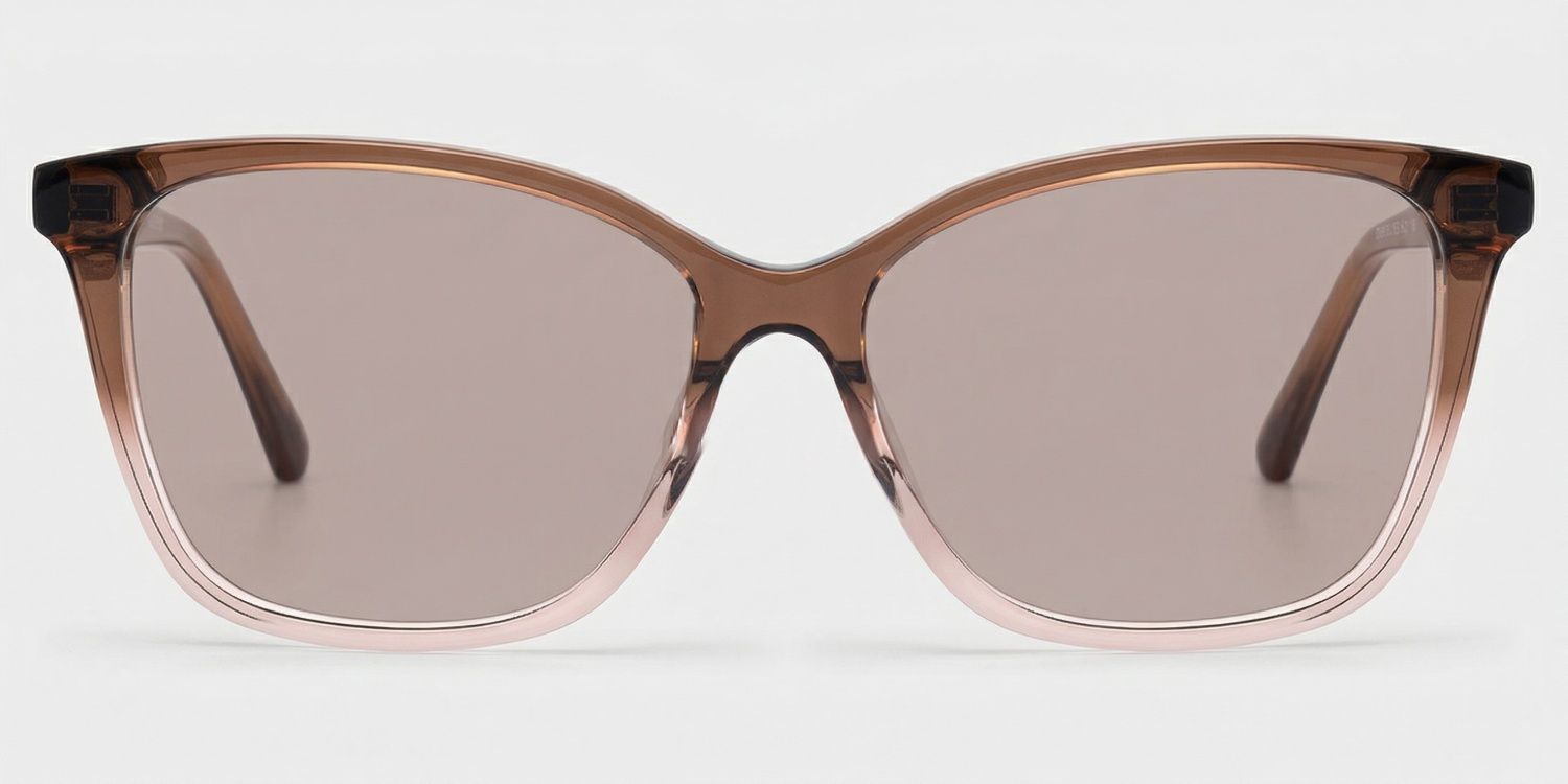 Finnian Acetate Brown Butterfly Frame Sunglasses | ZEELOOL UK0
