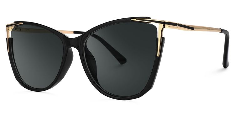 Yomary Black Cat eye Sunglasses