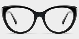 Kiera Black Cat eye Glasses0