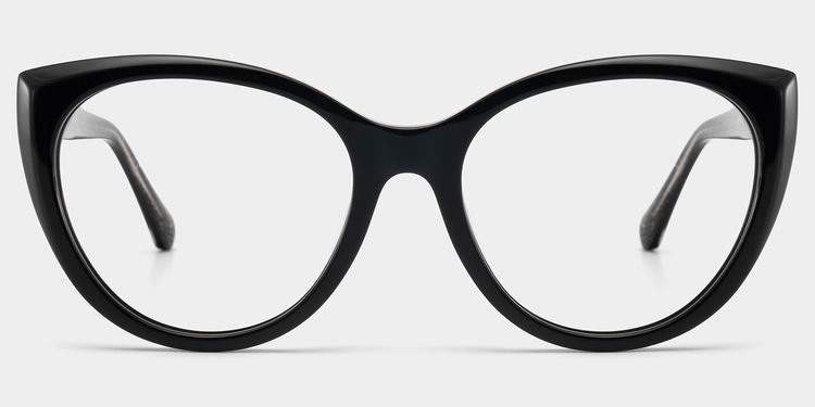 Kiera Black Cat eye Glasses