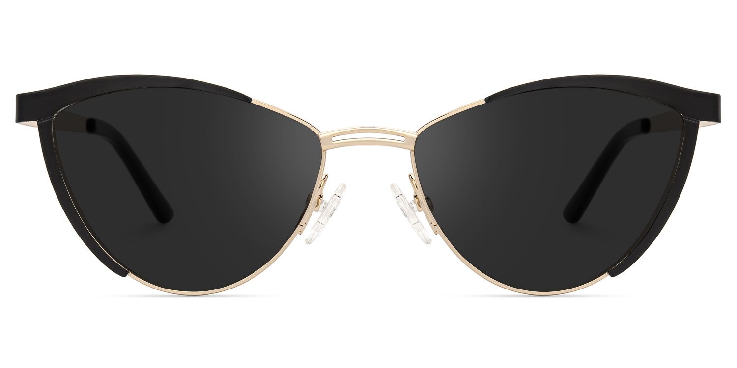 Sydney Cat Eye Black Full Rim Sunglasses | ZEELOOL UK0