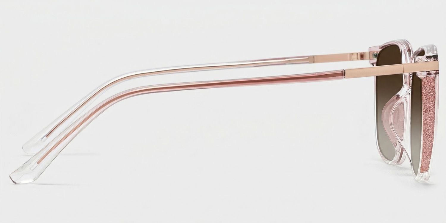 Rodz Square Sunglasses with Tr90 Pink Frames | ZEELOOL CA3