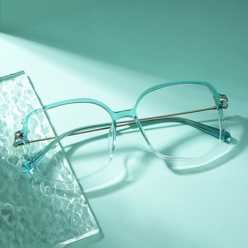 Payton Green Geometric Glasses