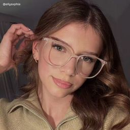 Chanty Pink Round Glasses5