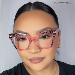 Malcolm Pink-Leopard Square Glasses9