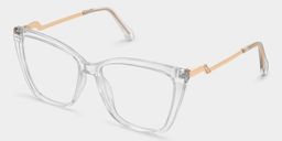 Corlette Clear Butterfly Glasses2