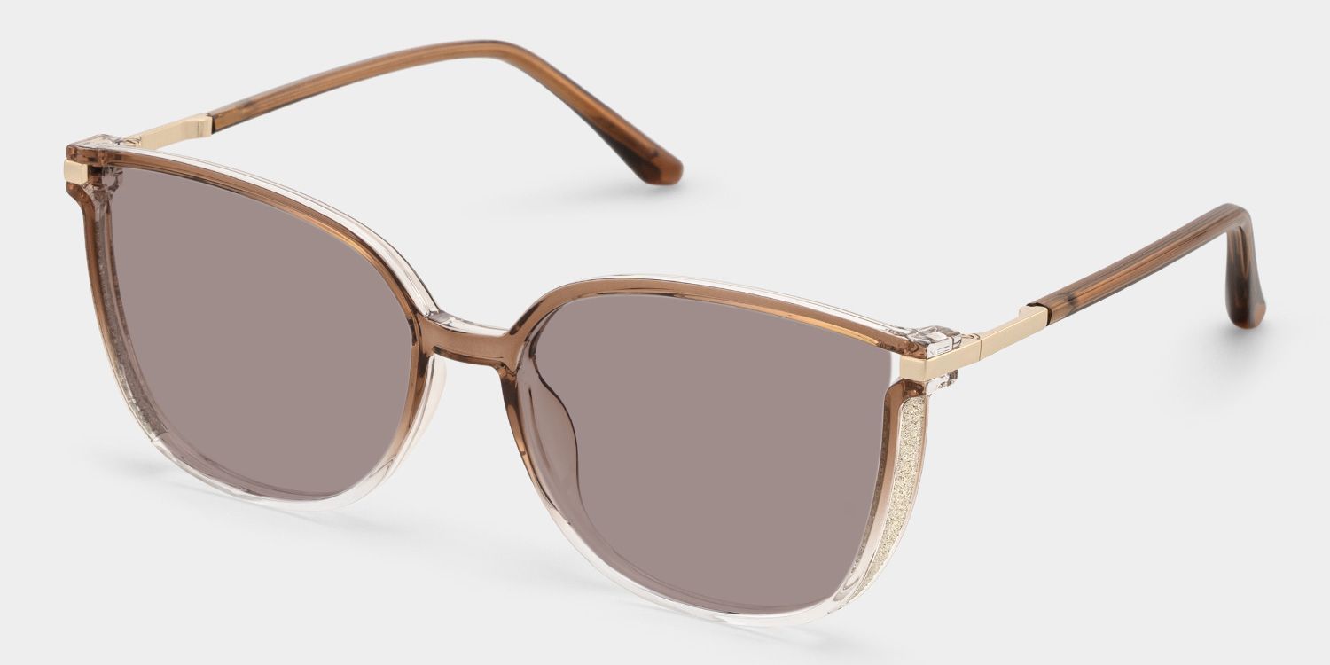 Rodz Brown Square Polarized Sunglasses for Driving | ZEELOOL UK2