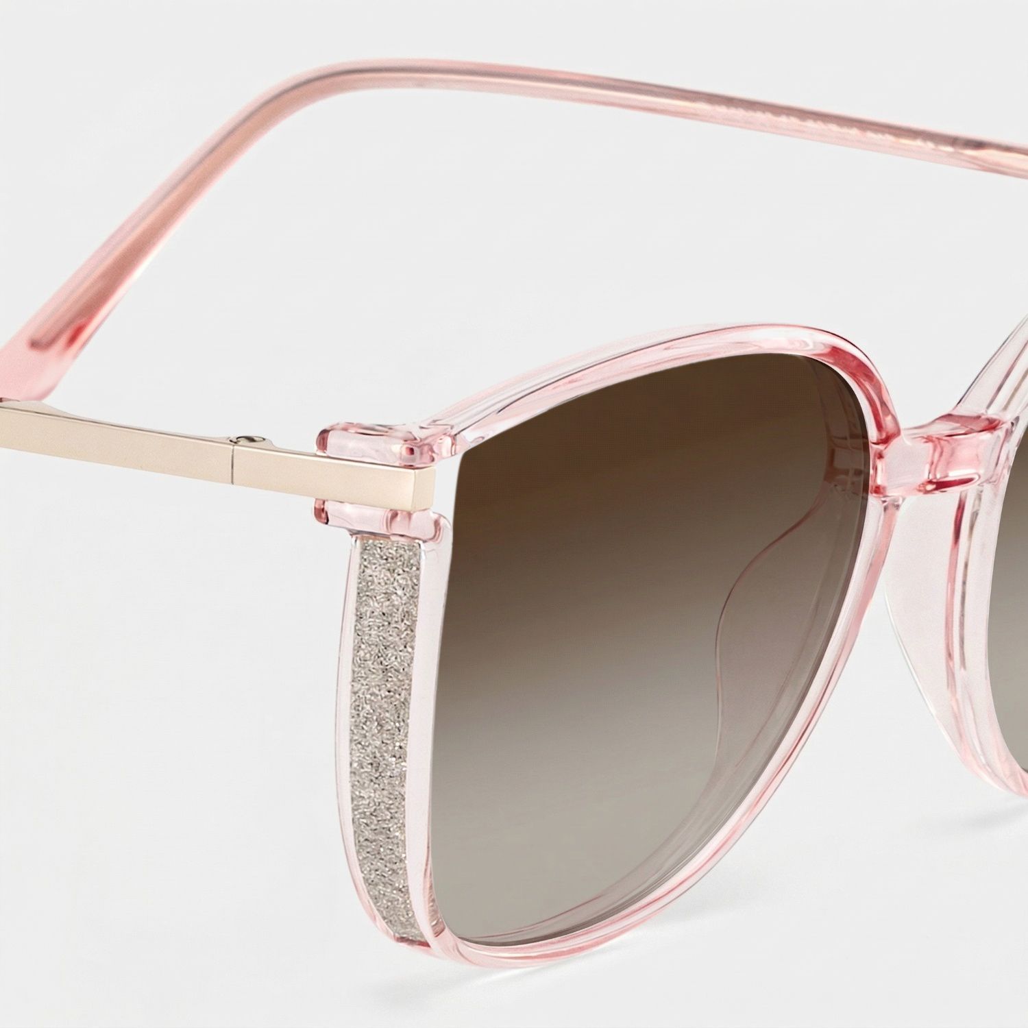 Rodz Flesh-Pink Square Polarized Sunglasses for Driving | ZEELOOL UK4