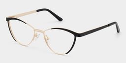 Sydney Black Cat eye Glasses2