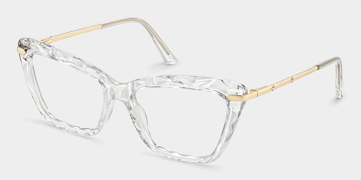 Juliet Clear Cateye Frame Glasses | ZEELOOL UK2