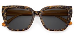 Tamarrah Leopard Cat eye Sunglasses1