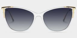 Yomary Clear Cat eye Sunglasses0