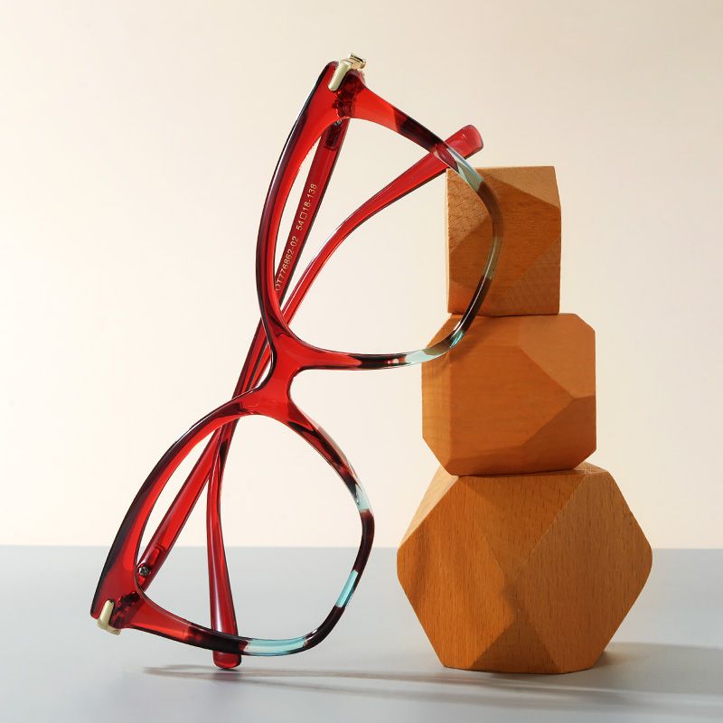 Lamar Red Butterfly Glasses