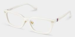 Remy White Rectangle Glasses5