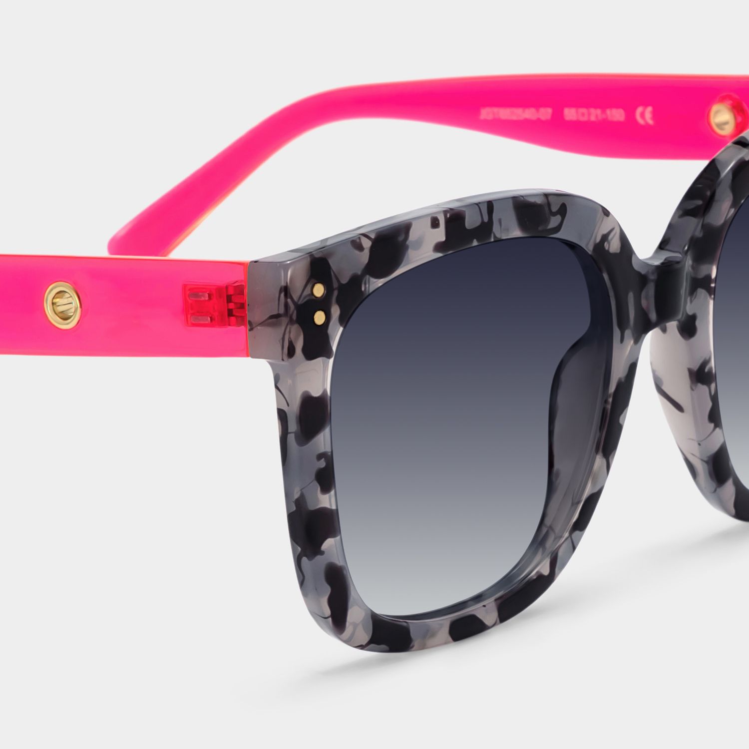 Ebony Gray-Tortoise Square Sunglasses to Frame Your Face | ZEELOOL UK4