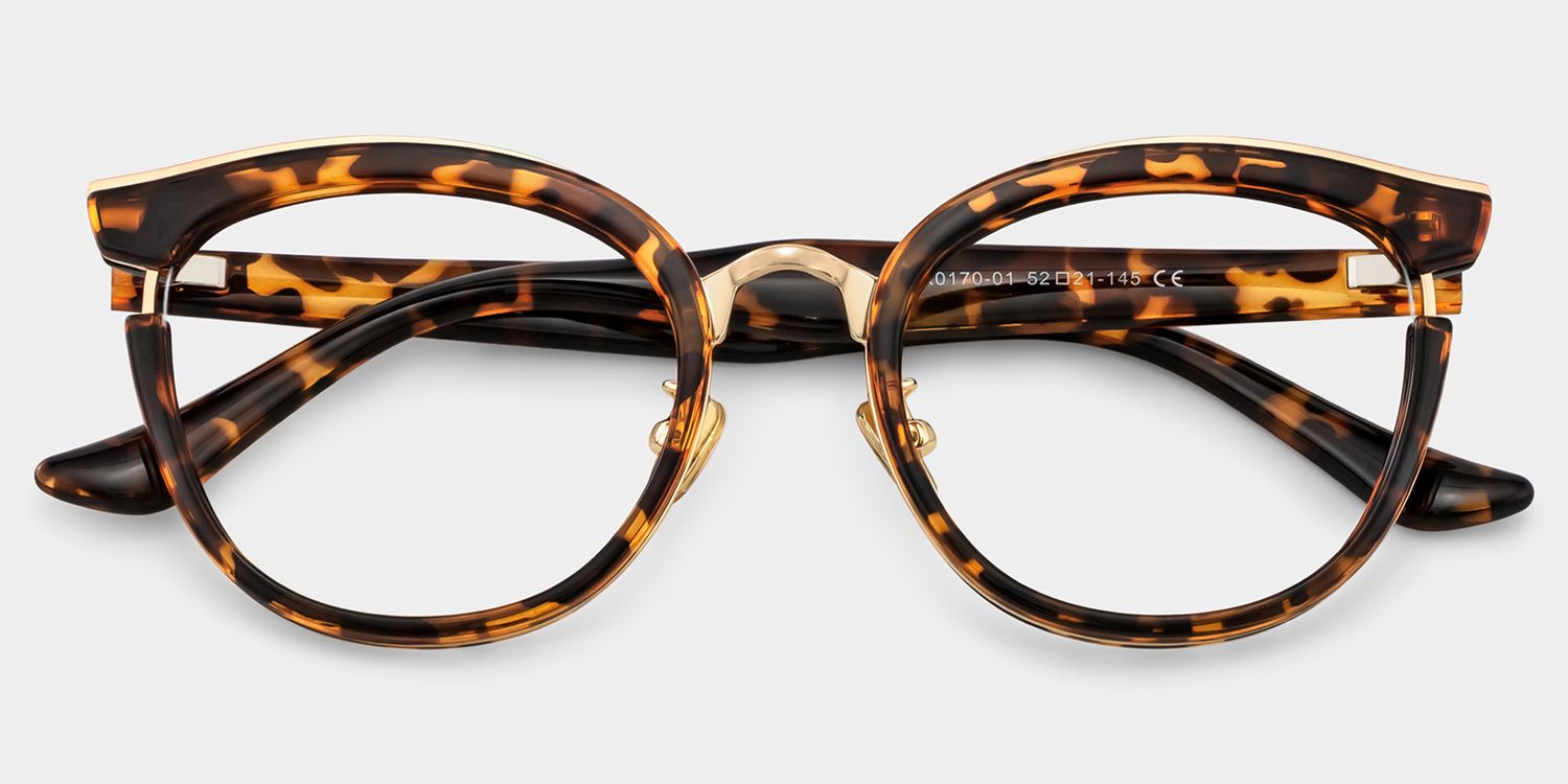 Laraine Cat Eye Tortoise Frame Glasses | ZEELOOL UK1