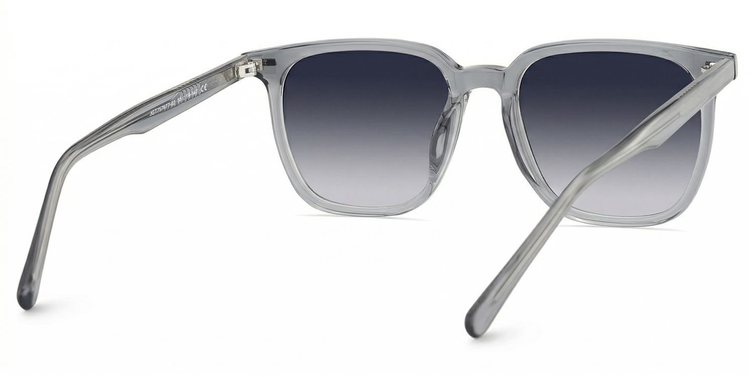 Eliza Grey Square Polarized Sunglasses for Driving | ZEELOOL UK4