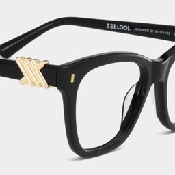 Mae Black Square Glasses4