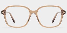 Clementine Brown Square Glasses0