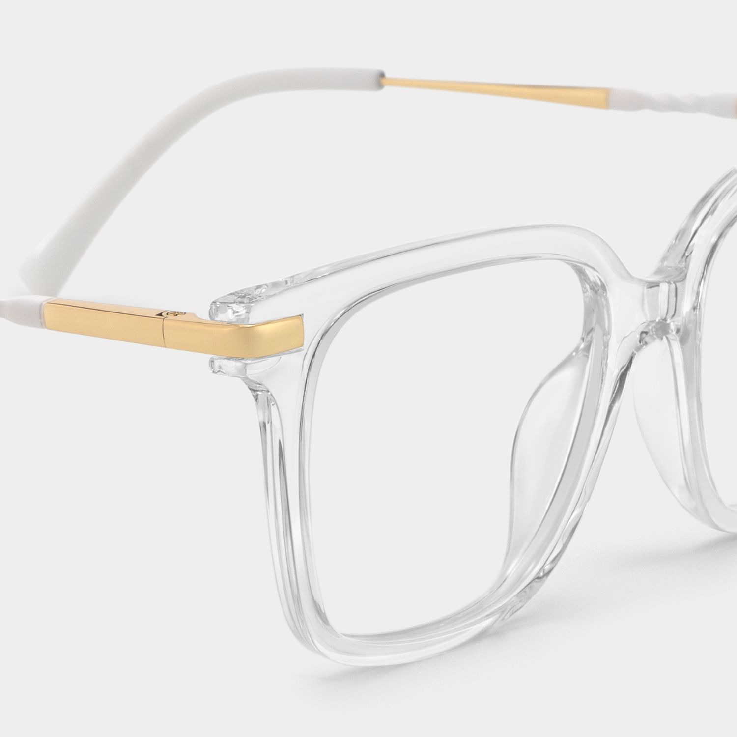 Jacqui Square Clear Eyeglasses and Glasses Frames4