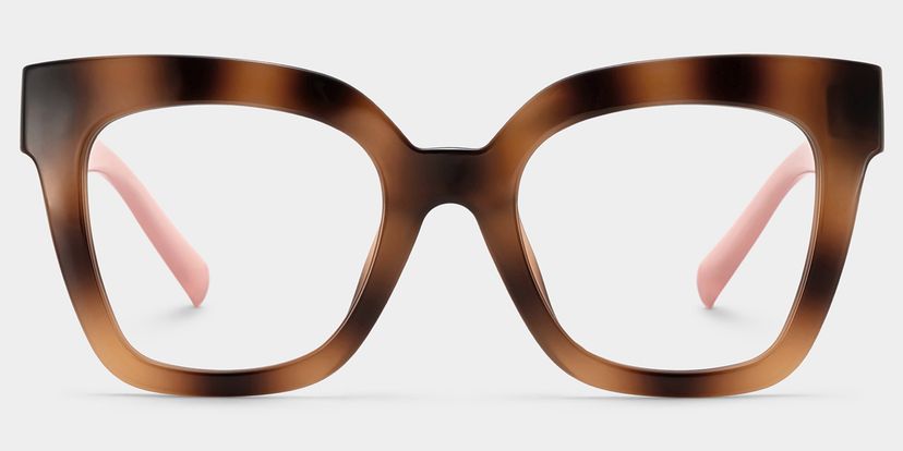 Malcolm Burnt-Umber Square Glasses