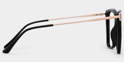Krystle Black Square Glasses5
