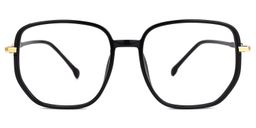 Joana Black Geometric Glasses0