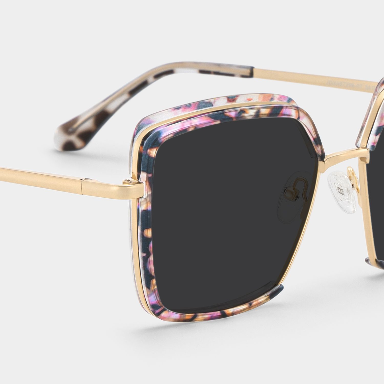 Cordaro Purple-Floral Square Polarized Sunglasses for Driving | ZEELOOL UK4