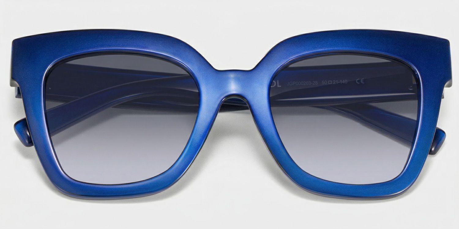 Malcolm Blue Square Sunglasses to Frame Your Face | ZEELOOL UK1