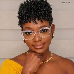 Edna Clear Rectangle Glasses5