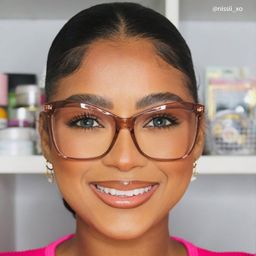 Isaebella Beige Butterfly Glasses8