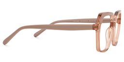 Norah Beige Geometric Glasses3