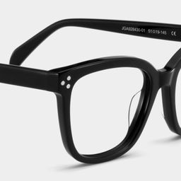 Scarlett Black Square Glasses5