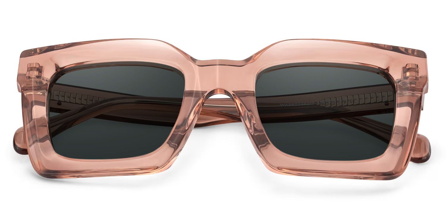 Lobo Tr90 Beige Square Frame Sunglasses | ZEELOOL UK1