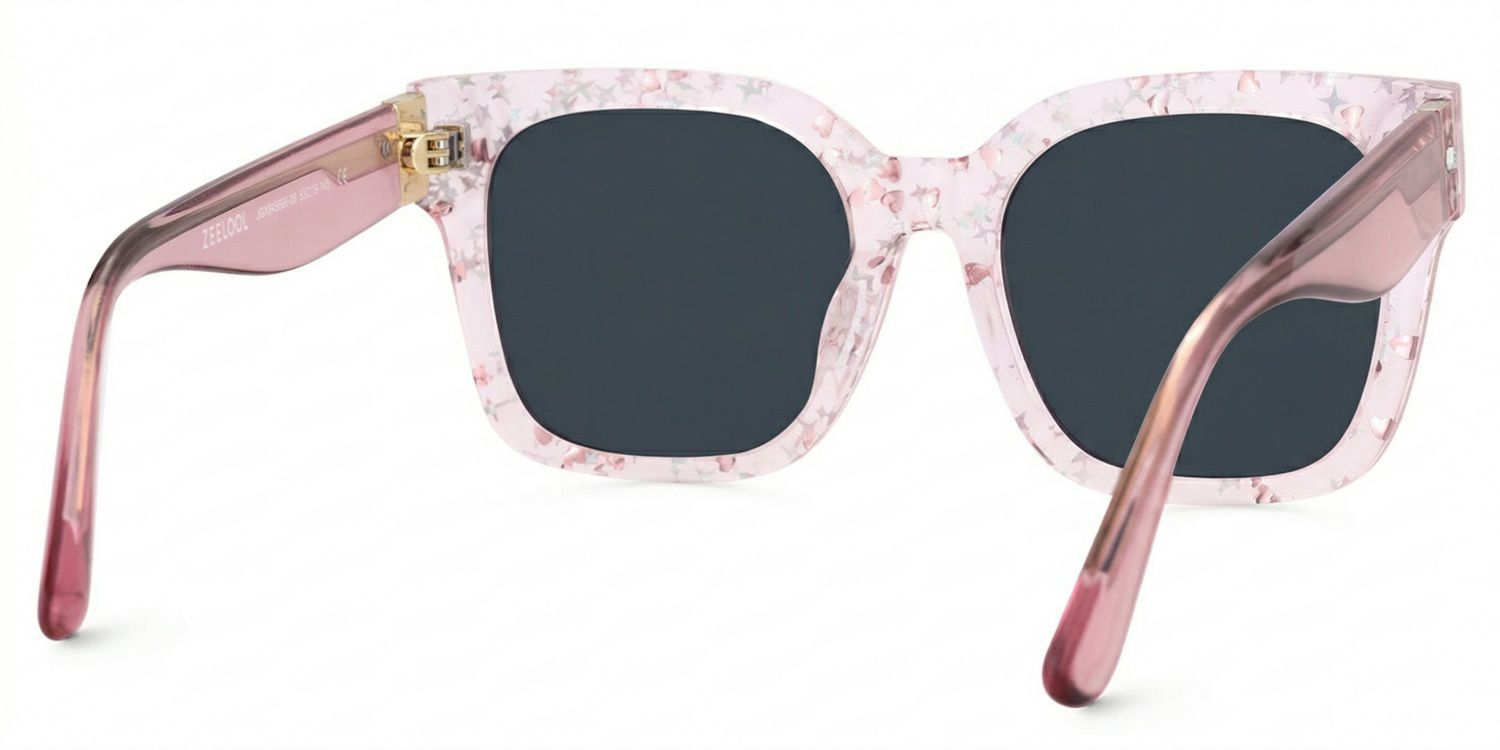 Scicluna Pink Square Sunglasses to Frame Your Face | ZEELOOL UK4