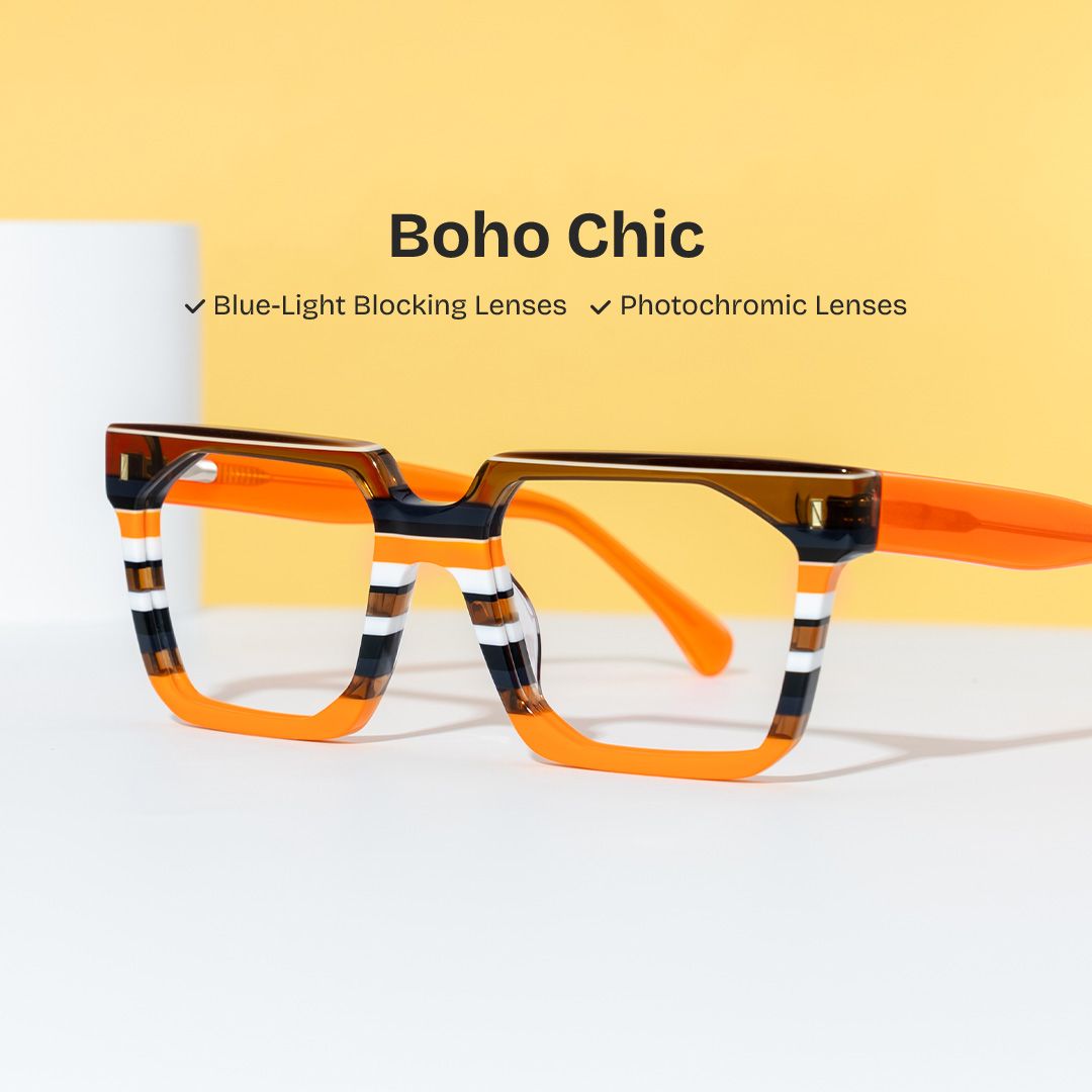Laguer Rectangle Specs Frame For Men | Zeelool0