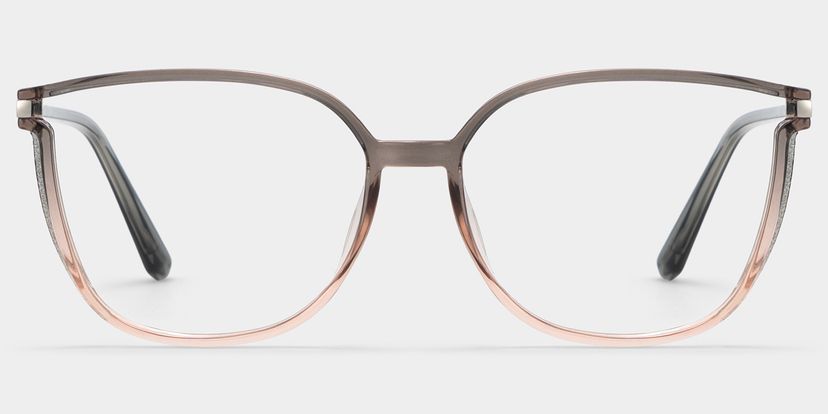 Rodz Gray-Pink Square Glasses