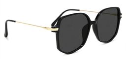 Payton Black Geometric Sunglasses2