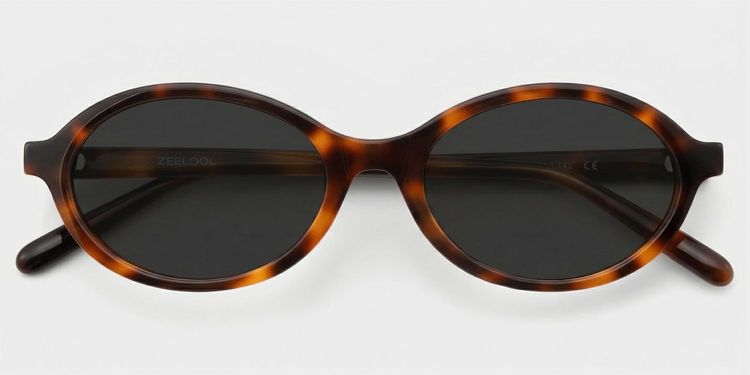 Everly Tortoise Oval Sunglasses