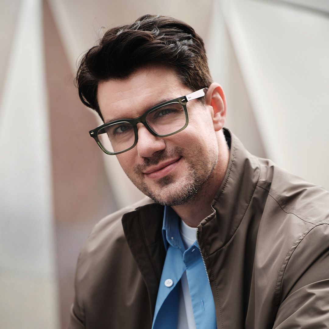 Patrick Green Rectangle Glasses for Men | ZEELOOL7