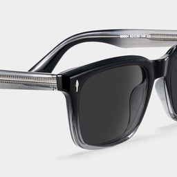 Fletcher Black Rectangle Sunglasses4