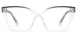 Sienna Clear Butterfly Glasses0