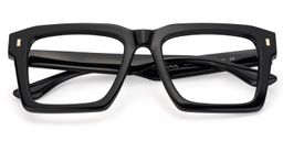 Kenish Black Square Glasses2