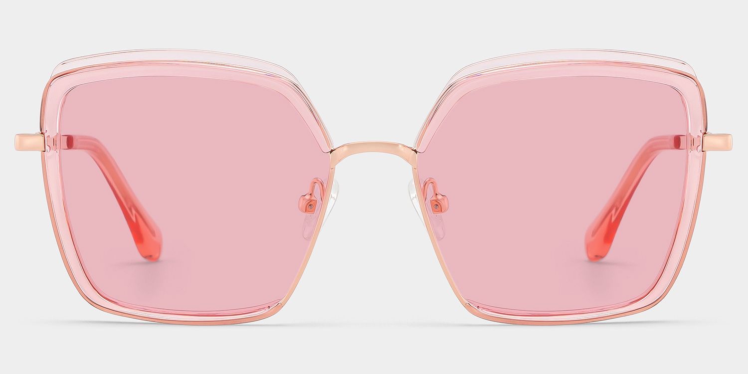 Cordaro Square Sunglasses with Mixed Pink Frames | ZEELOOL CA0