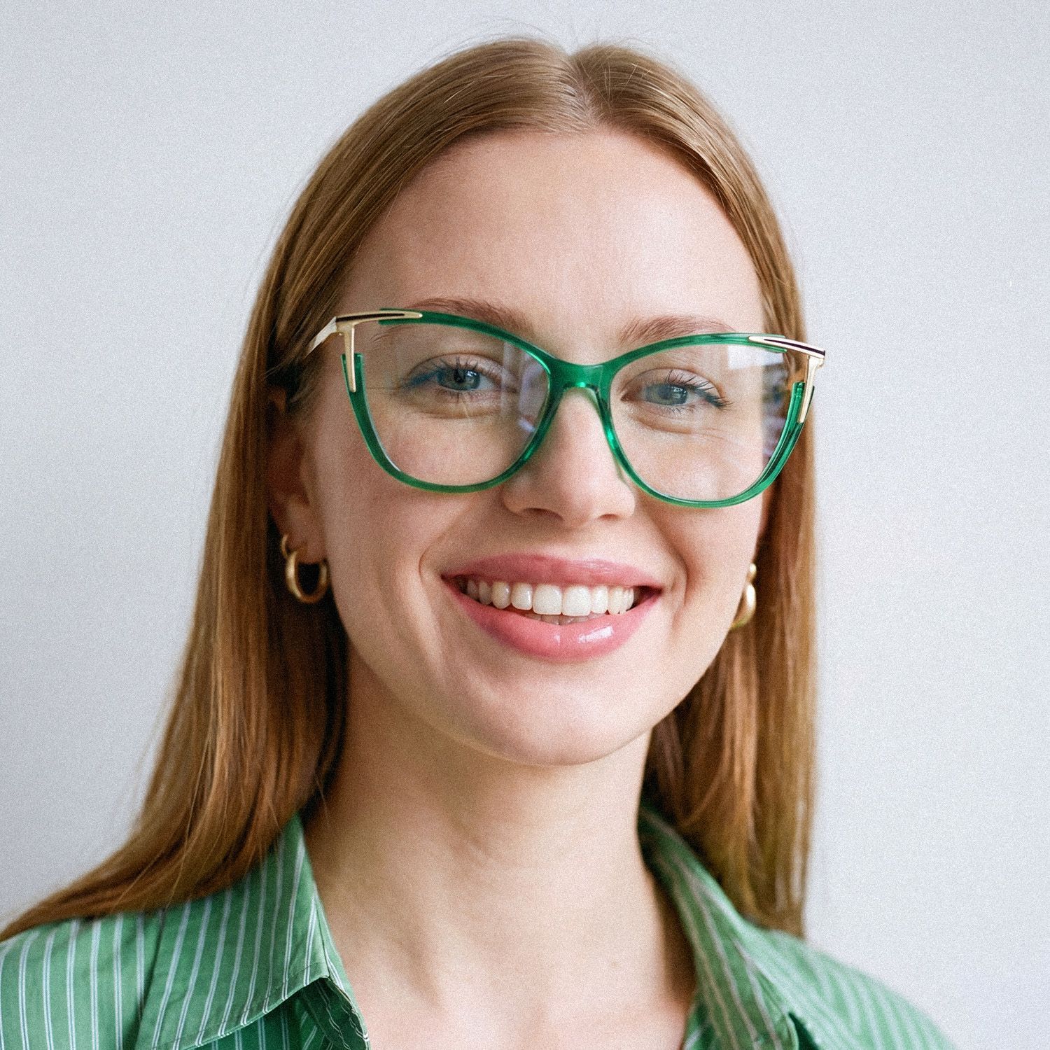 Cateye Yomary Green Eyeglasses and Glasses Frames Deals5