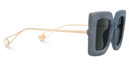 Latanya Blue Square Sunglasses2