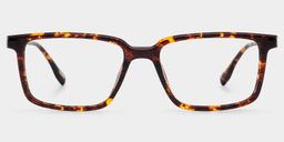 Cyrus Tortoise Rectangle Glasses0