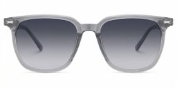 Eliza Grey Square Sunglasses0