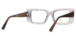 Gleam Leopard Rectangle Glasses5